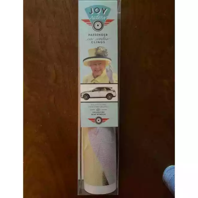 Joy Riders Car Window Cling The Queen NWT