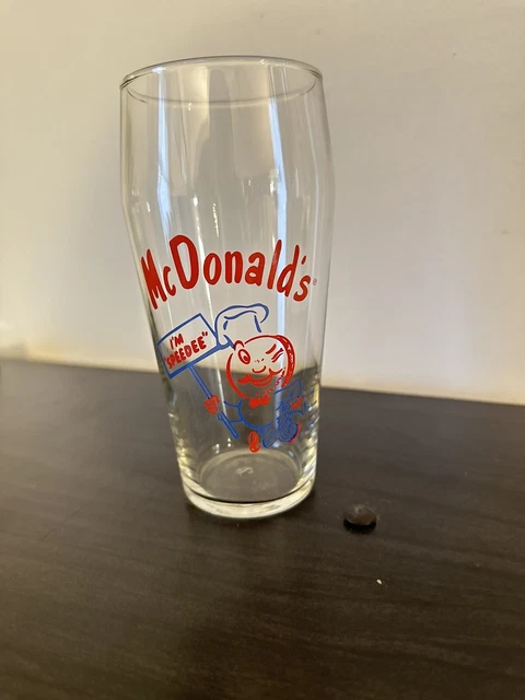 Vintage McDonald's Hamburgers Glasses 1995 Retro Style Speedee