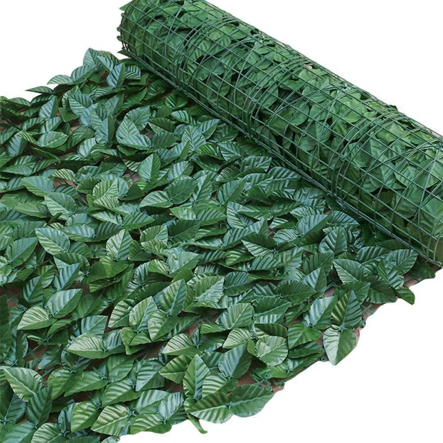 3M Sichtschutzhecke Windschutz Efeu Sichtschutz Balkonverkleidung Blätterzaun DE 2
