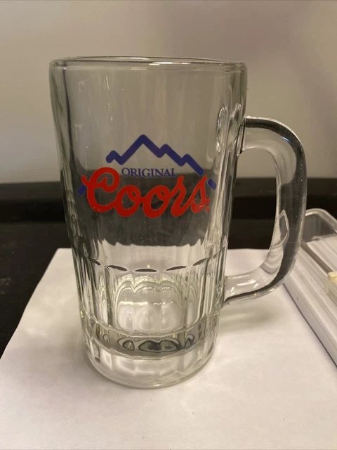 Coors Beer Mug Clear Original Coors