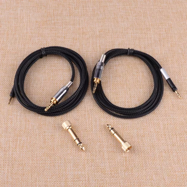 Audio Upgrade Kabel 1,2m/1,5m mit Adapter für Sennheiser HD579 HD598 HD558 HD518