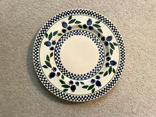 Nicholas Mosse Pottery Ireland 8 1/2" Salad Plate Blueberries Pre-owned