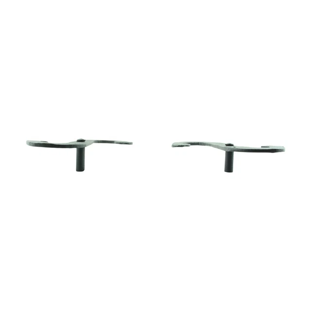 Renovators Supply 2 Pair Black Shutter Dog S Shaped Wrought Iron Material 6