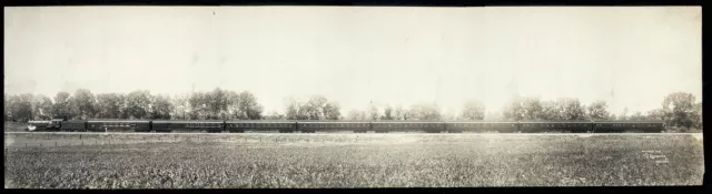 Photo:1905 The Alton Limited Illinois Railroad Panorama