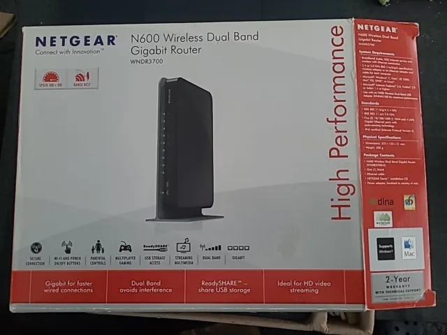 Routeur Netgear N600 WNDR3700v2