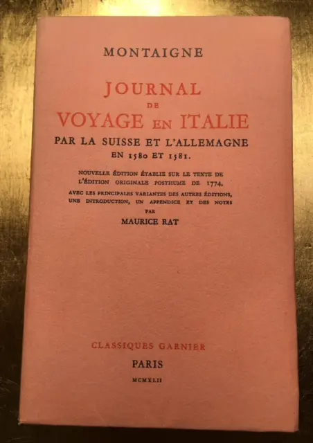 Journal de voyage - broché - Michel De Montaigne - Achat Livre ou