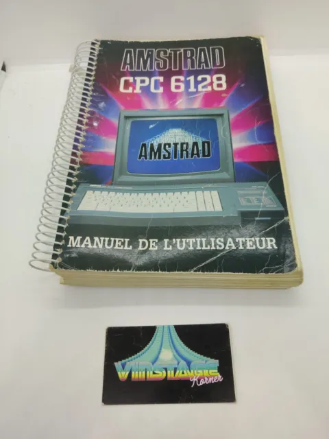 Amstrad CPC 6128 Manuel De l'Utilisateur Guide Notice Abîmé Voir Photos