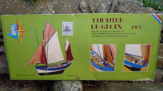 Soclaine Maquette en bois - Maquereautier de St-Malo Le Rigel pas cher