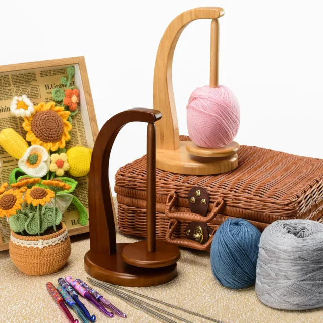 YARN HOLDER FOR Knitting and Crocheting,Crochet Gift For Knitting d M0E5  $31.24 - PicClick AU