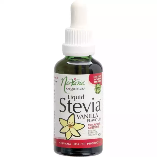 Nirvana Organics Liquid Stevia - Vanilla 50ml