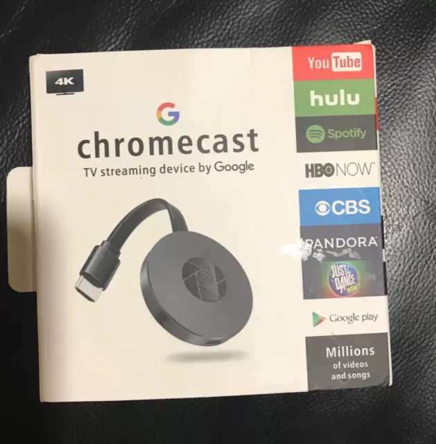 GOOGLE CHROMECAST Full HD 1080p - Media Streaming HDMI TV NEUF & ORIGINAL