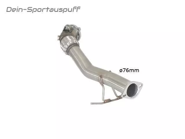 Ragazzon Edelstahl Downpipe Ford Focus 2 RS 76mm-System