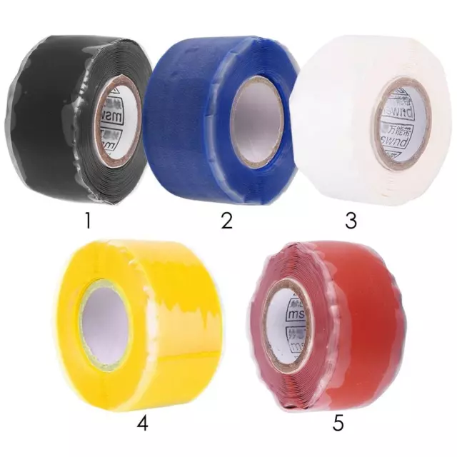 Waterproof Silicone Black Transparent Film Tape Rescue Performance Repair Tape 2