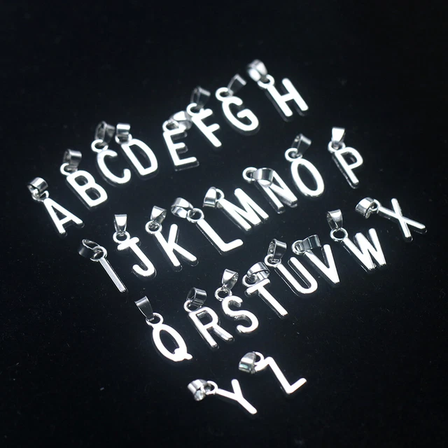 60 pcs Initial Schmuck Diy Anhänger Charme Alphabet Armband 3