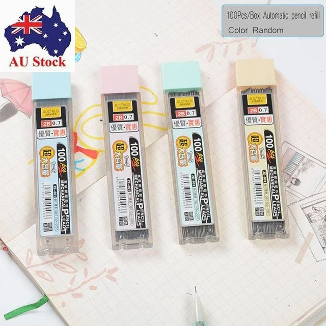 AUTOMATIC ERASABLE SMOOTH Graphite Pencil Lead Writing Drawing Tools ...