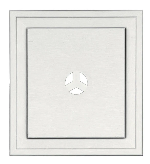 "Accesorio de revestimiento de vinilo J-BLOCK de montaje cuadrado blanco 123 montaje 8""x8""x2"""