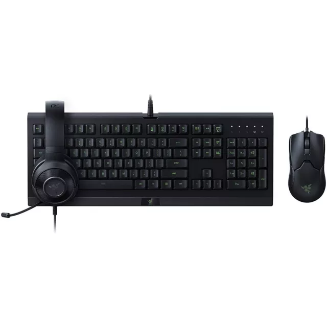 Kit Razer Bundle Gaming Layo Tastiera + cuffia +  mouse