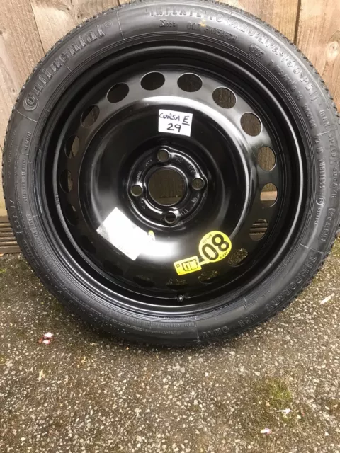 Vauxhall Corsa E 2013-2019 Ruota di scorta salvaspazio