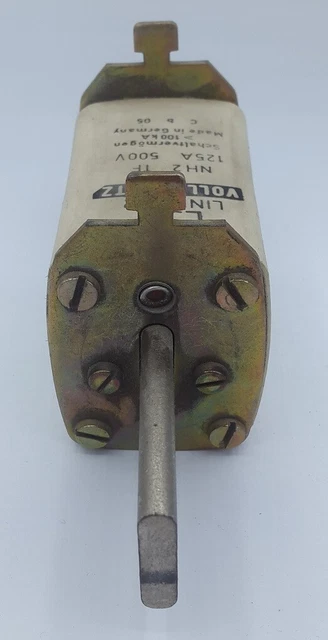 LJS Lindner Vollschutz Sécurité NH2 Insert Fusible 125 A 500V 4