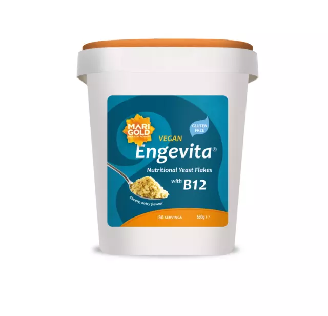 Marigold Health Foods Engevita Nutritional Yeast Flakes with B12 650g