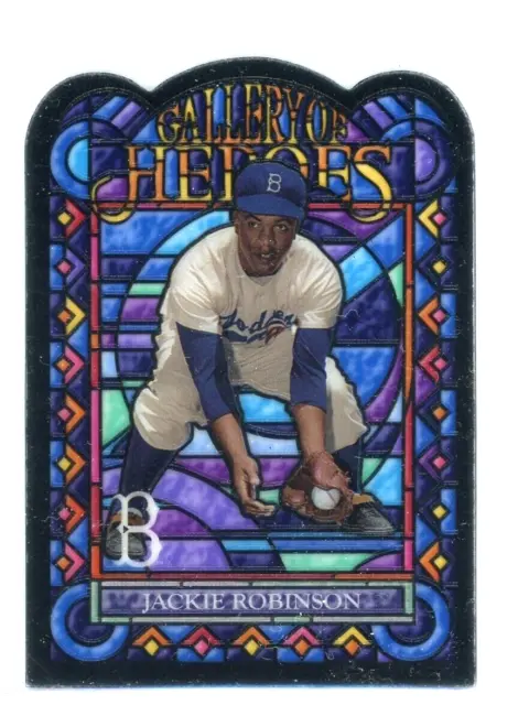 2013 Topps Archives Stained Glass Gallery of Heroes #GH-JR Jackie Robinson