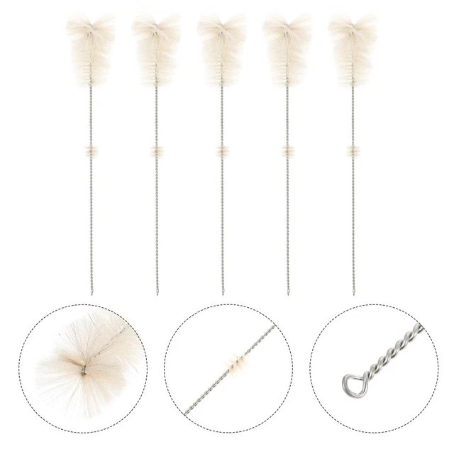 5pcs Erlenmeyer Flask Brush Glass Cleaner Glass Set Hair Brush - View #7