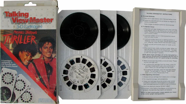 MICHAEL JACKSON THRILLER 3D Talking View-master Viewmaster - Main Image