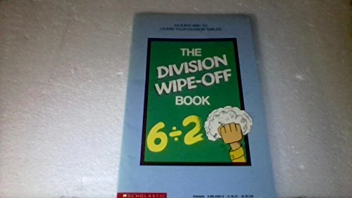 THE DIVISION WIPE-OFF BOOK By Scholastic Books **BRAND NEW**
