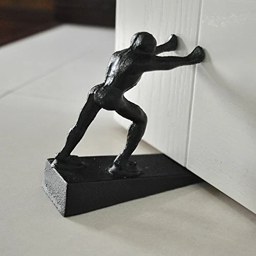Cast Iron Door Stop - Decorative Rustic Door Stopper - Stop Your Bedroom Bath...