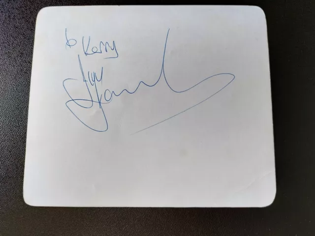 Genuine dedicated autograph of Jim Davidson