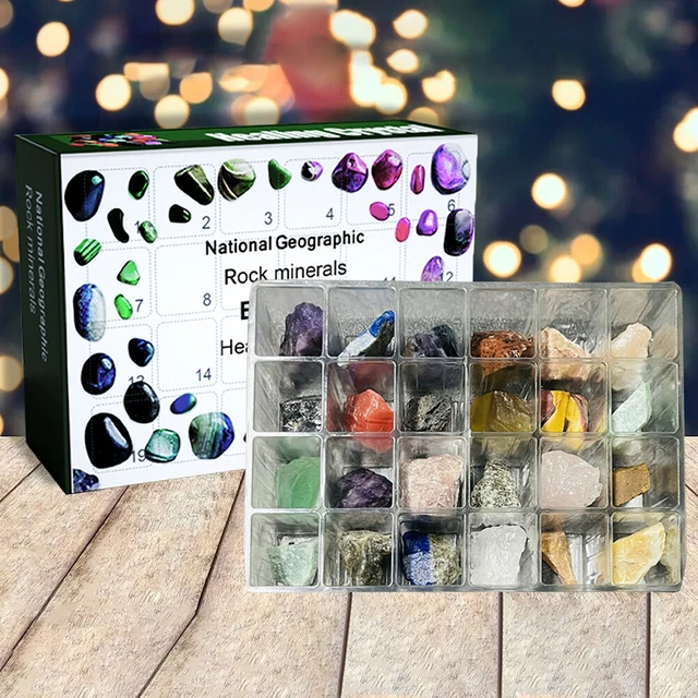 Advent Calendar Home Decoration 2023 Countdown Calendar for Geology Enthusiasts