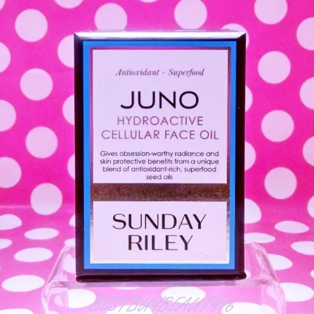 Sunday Riley Juno Hydroactive Cellular Face Oil  1 Oz Full Size! New! Box!