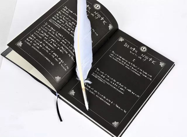 Anime Death Note Notizbuch von Light Yagami mit Schreibfeder 2