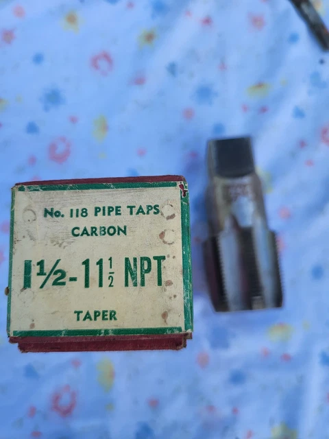 1  1/2"  Threadwell Tap Npt Taper