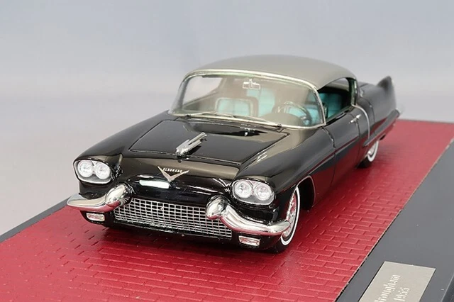 miniature 1/43 cadillac eldorado brougham town car concept noir - fermé