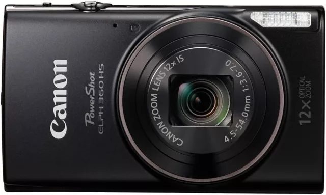 Canon PowerShot ELPH 360 HS 12X Optical Zoom Digital Camera--Free Shipping 3