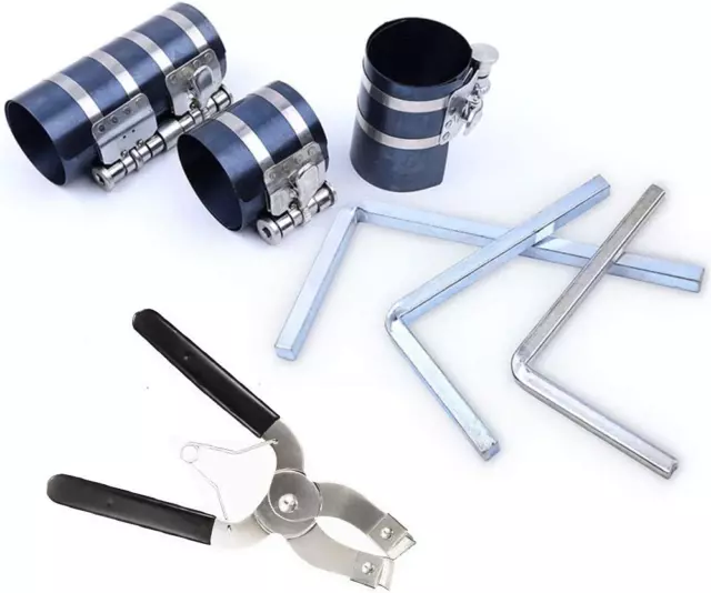 Herramienta Compresor Anillo Piston Alicates Motor Automovil Tornillo Fijacion