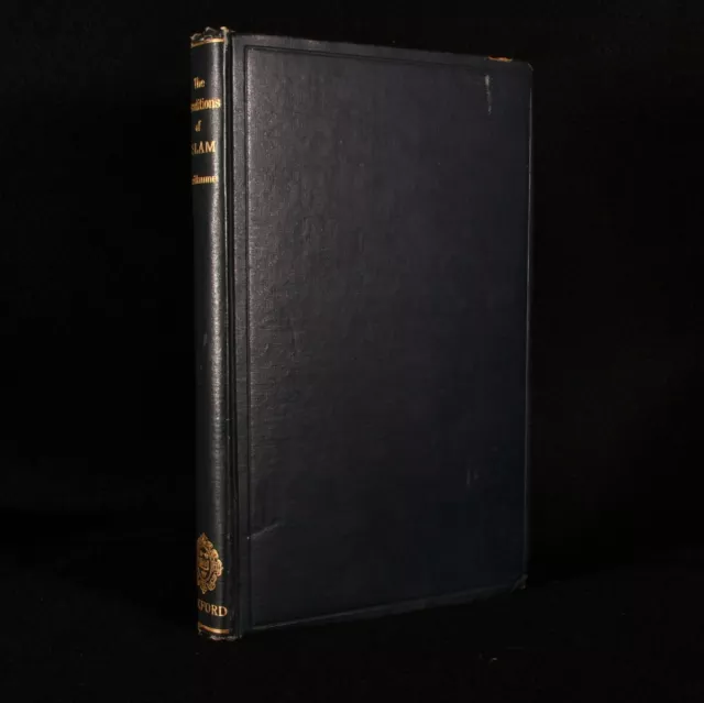 1924 The Traditions of Islam Hadith Literature Alfred Guillaume Scarce 1st