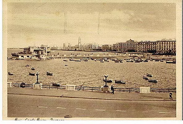 BARI - CIRCOLO BARION - PANORAMA - Cartolina viaggiata nel 1942