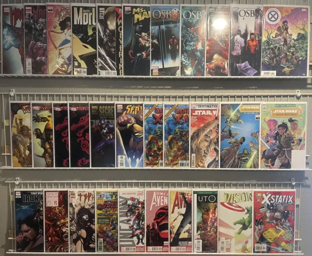 Misc Modern Marvel Comic Lot Of 98 FN To VF/NM - Variants, #1's, One-Shots+ 3