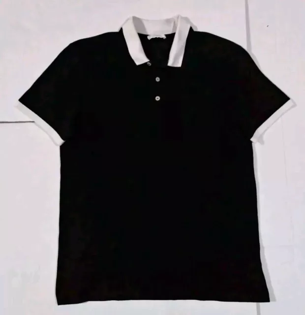 Versace Collection Logo Polo Shirt Mens Black X-Large