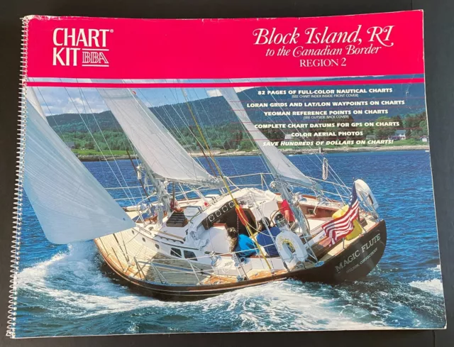 Chart Kit BBA Block Island RI to Canadian Border Cruising Sailing Map Navigation