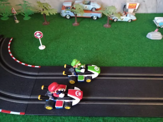 MARIO et LUIGI KART pour circuit de voitures électrique CARRERA GO/NINCO/WRC..