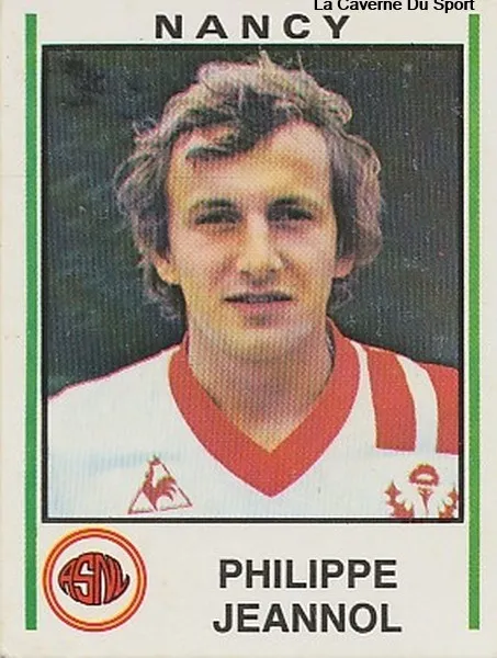 N°178 Philippe Jeannol As.nancy Vignette Panini Football 81 Sticker 1981