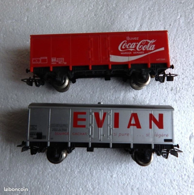 Wagon couvert coca-cola jouef en boite cristal ref 626500 comme neuf