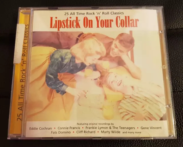 CD Lipstick on Your Collar - 25 all Time Rock'n Roll Classics, Various-Artists