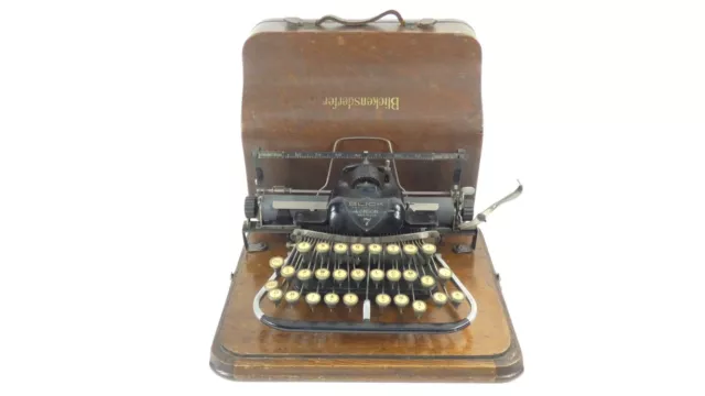 Maquina De Escribir Blickensderfer Nº7 Año 1897 Typewriter Schreibmaschine