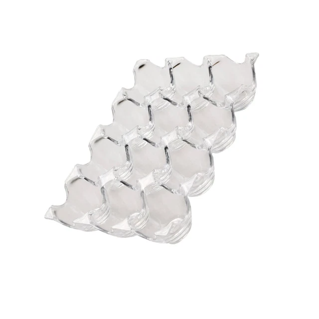 Plastic Egg Carton Tray Acrylic Egg Tray Clear Container Lid Refrigerator