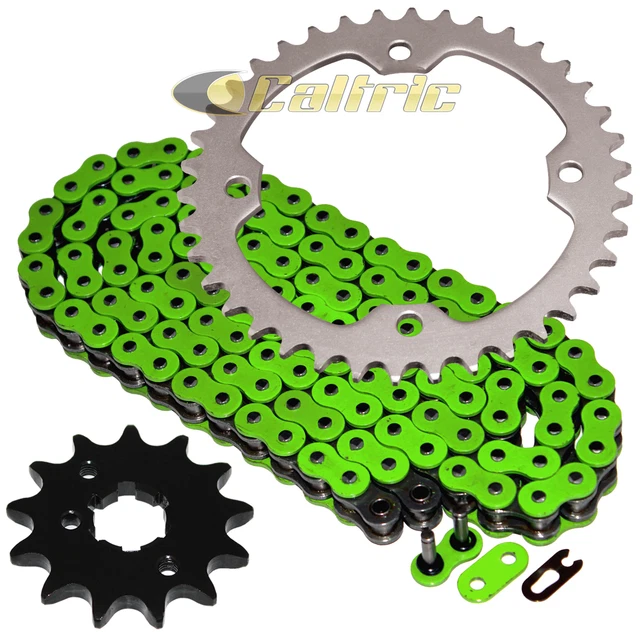 Green O-Ring Drive Chain & Sprocket Kit for Yamaha Raptor 350 YFM350 2004-2013