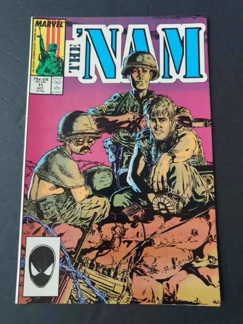 Nam #11  Marvel Comics 1987 Vf Newsstand